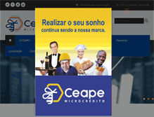Tablet Screenshot of ceapese.org.br